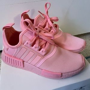 Adidas NDM Running Shoes Women’s Size 7.5 Boys size 6 PINK